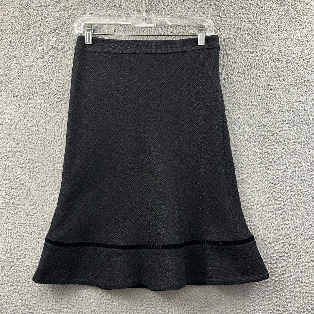 Vintage GAP Wool Blend Tweed Skirt Preppy‎ Dark Academia Workwear Y2K Women's 4